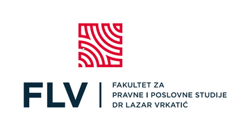 Fakultet za pravne i poslovne studije dr Lazar Vrkatić logo