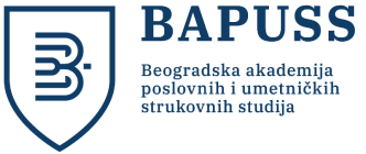 Београдска академија пословних и уметничких струковних студија logo